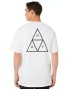HUF essenziali t tee camicia bianca