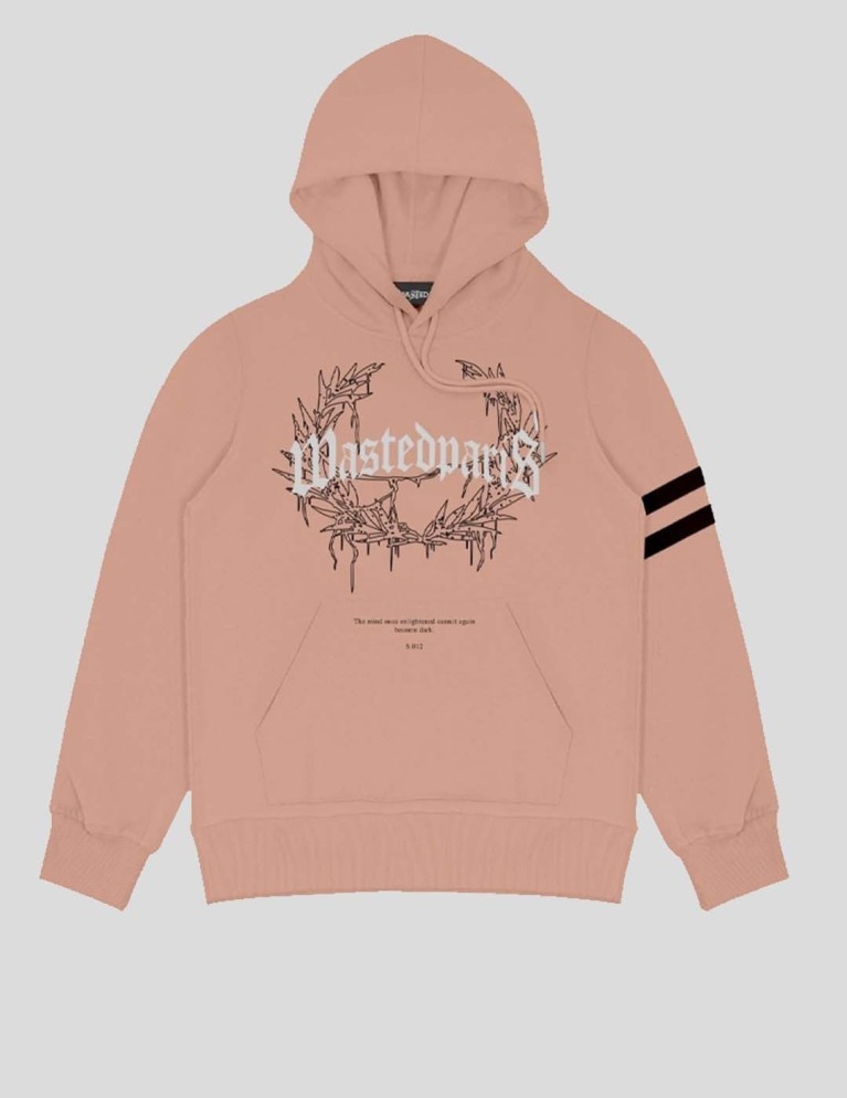 Sudadera WASTED PARIS columbia bridge hoodie bridge light pink