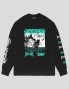 Camiseta WASTED PARIS nebula longsleeve tee  black