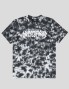 Camiseta WASTED PARIS marble dye nebula tee black