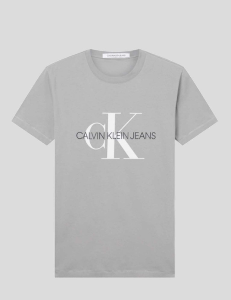 Camiseta CALVIN KLEIN seasonal monogram tee elephant skin