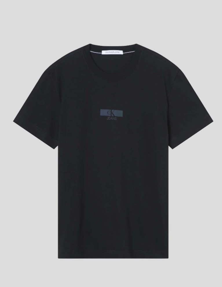 Camiseta CALVIN KLEIN urban irisdescent graphic tee black