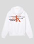 Sudadera CALVIN KLEIN urban graphic logo hoodie bright white