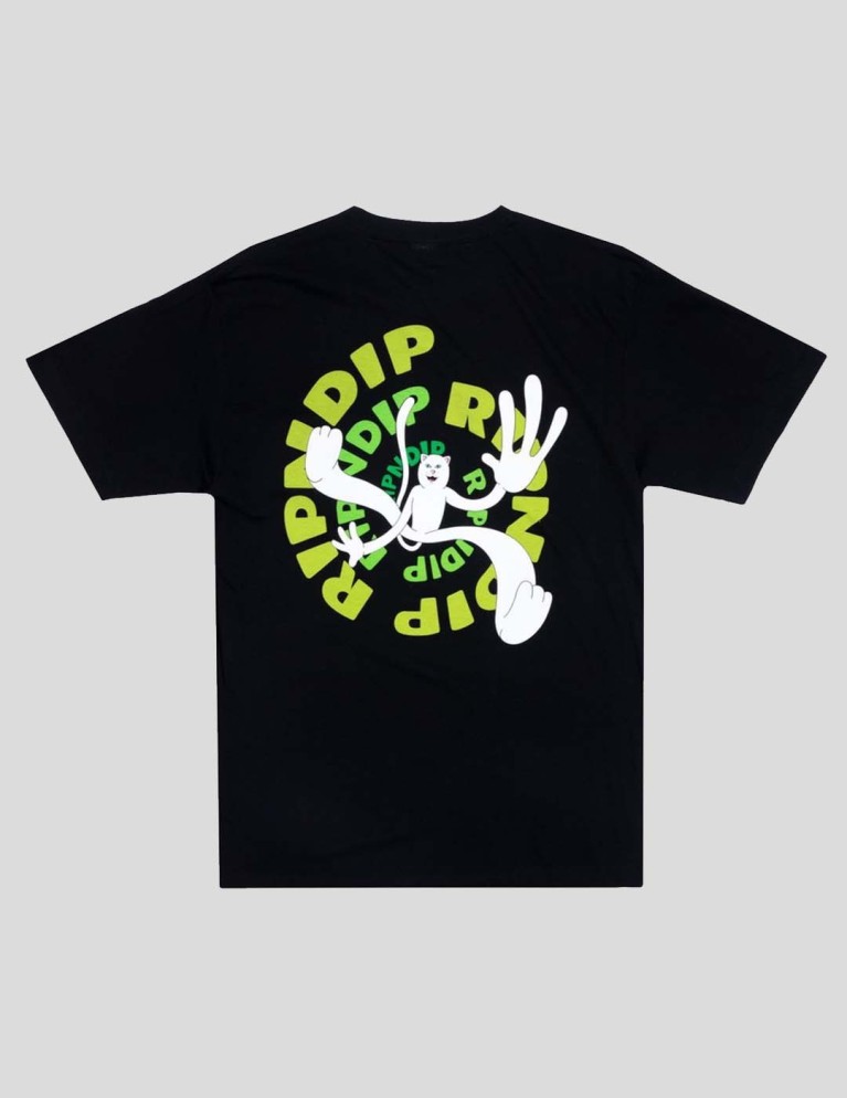 Camiseta RIPNDIP descending tee black