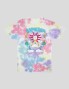 T-shirt RIPNDIP etheral tee pesca lavender tie tintura
