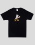 T-shirt nera in pietra RIPNDIP