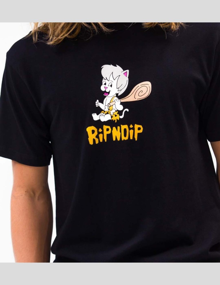 Camiseta RIPNDIP ripnstone tee black
