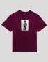 T-shirt CHRYSTIE NYC turlington foto tee maroon