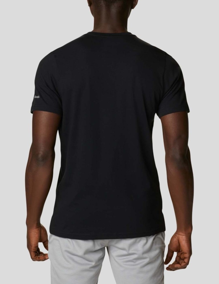 Camiseta COLUMBIA m rapid ridge graphic tee black frondtast