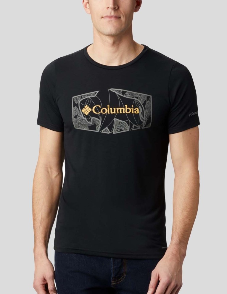 Camiseta COLUMBIA terra vale ii ss tee black roam hex