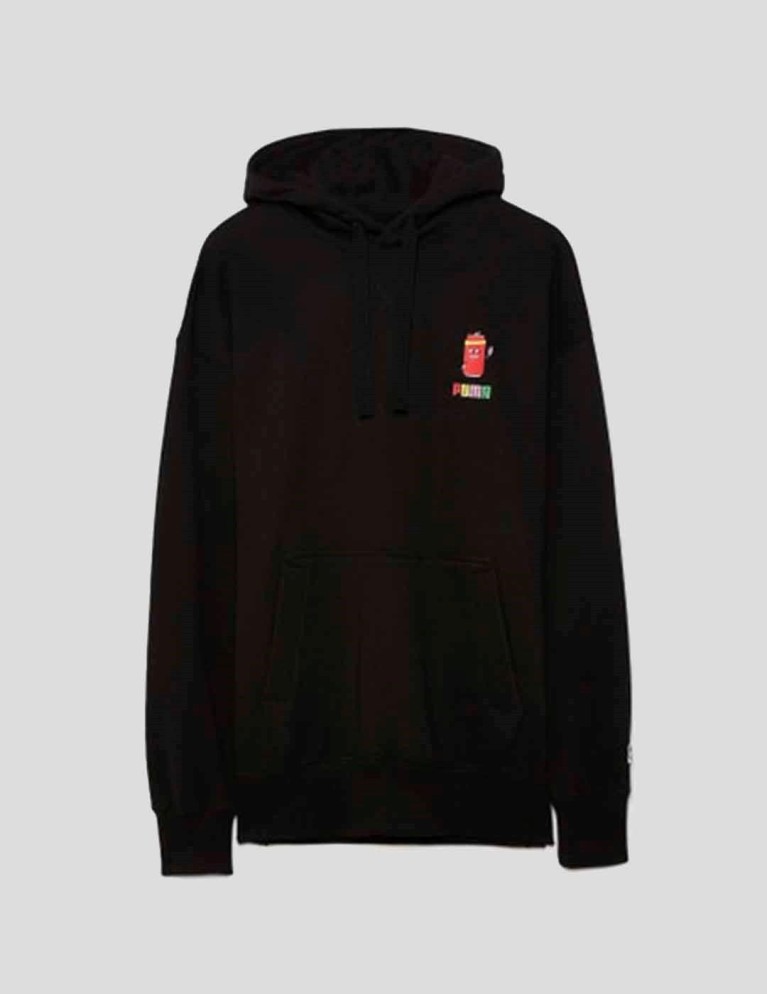 Sudadera PUMA downtown graphic hoodie puma black