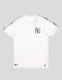 T-shirt NEW ERA mlb sleeve taping neeyan tee white