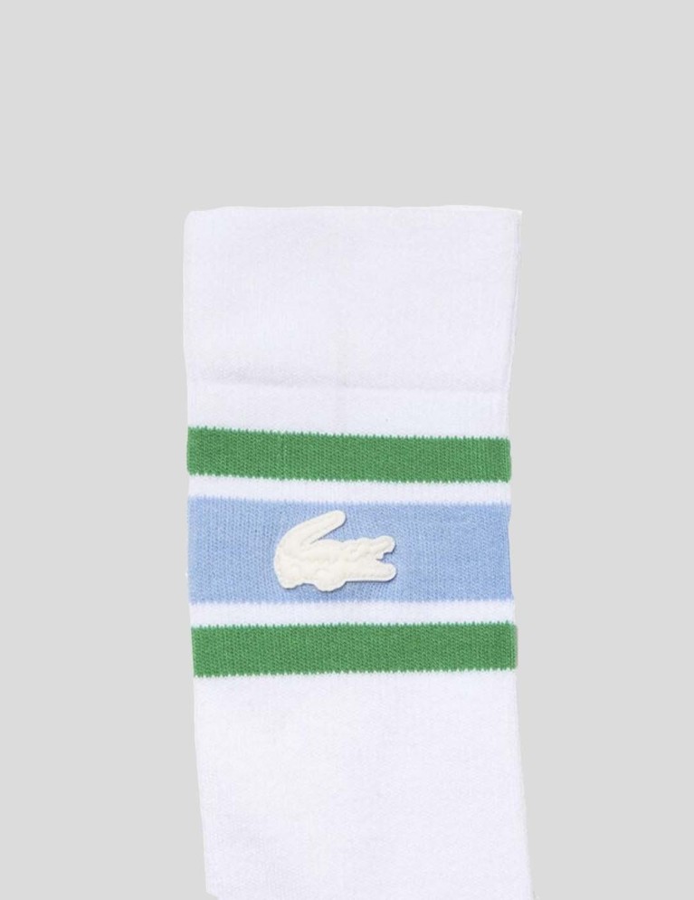 Calcetines LACOSTE live ra2451 00 qs9 blanc nattier