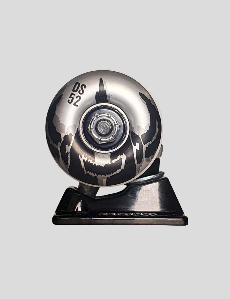 Hardware DARKSTAR dissent trucks & wheels 5.25" silver black