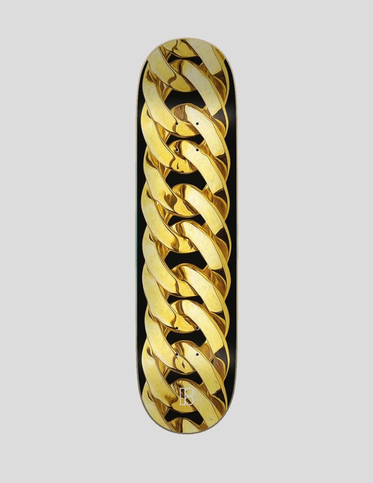 Tabla PLAN B chain gold 8.25" deck  