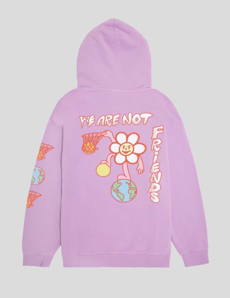 Sudadera WE ARE NOT FRIENDS daisy lotta hoodie purple