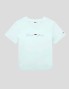 Camisa TOMMY JEANS tjw linear logo tee turq