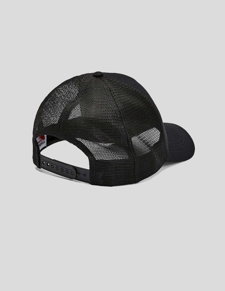 Gorra TOMMY JEANS tjm flag trucker cap black