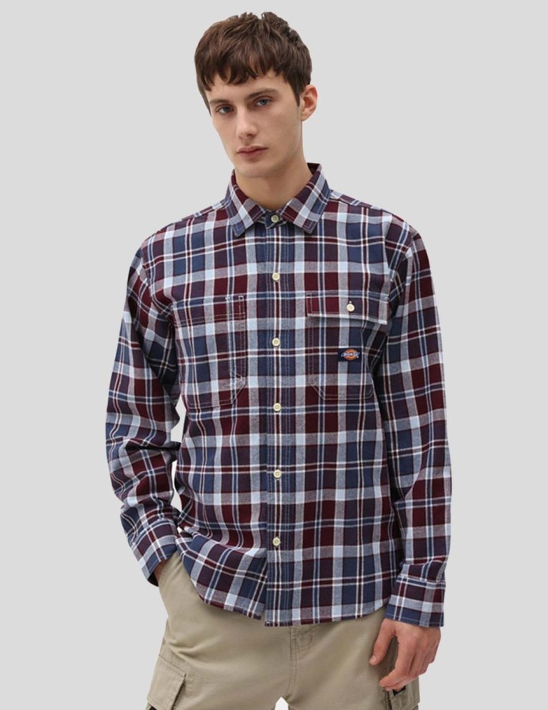 Camisa DICKIES chisana shirt  maroon