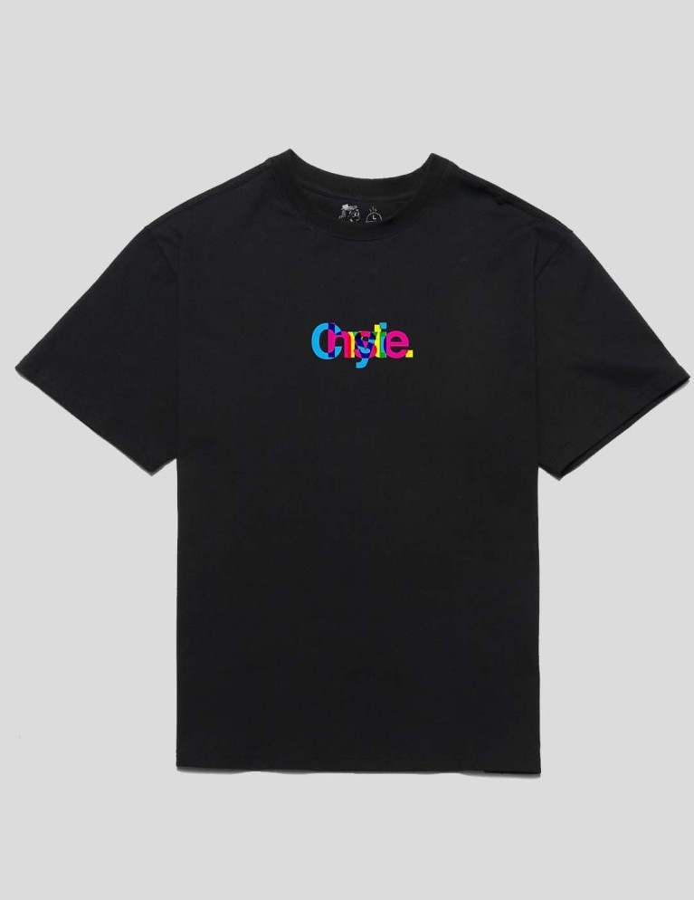 Camiseta CHRYSTIE NYC massimo logo tee black
