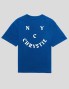Camicia CHRYSTIE NYC sorriso logo tee royal blue