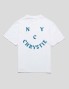 Camicia CHRYSTIE NYC sorriso logo tee bianco