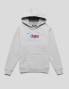 Felpa CHRYSTIE NYC massimo logo hoodie Heather Grey