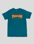 T-shirt THRASHER logo tee galapagos blu