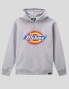 DICK di maglia icona logo hoodie grigio melange