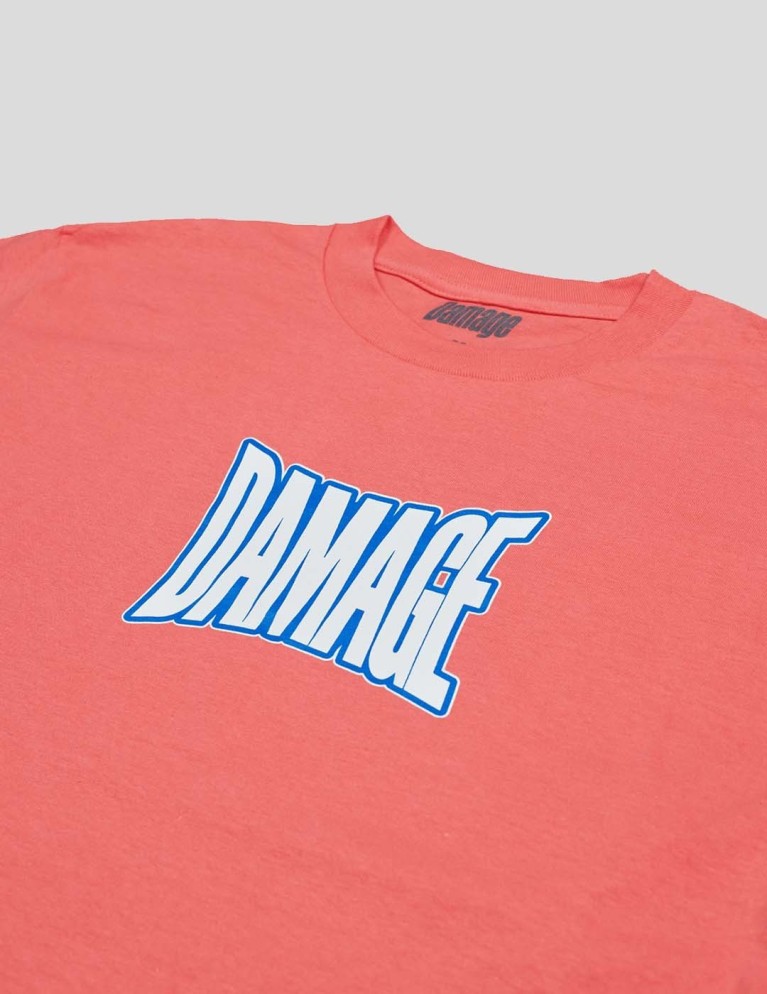 Camiseta DAMAGE sellable tee coral