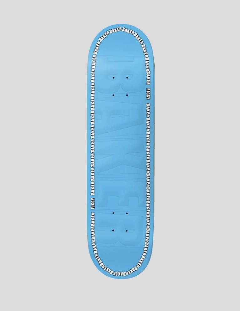 Tabla BAKER figueroa edge embossed deck 8.38"  blue