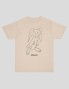Camiseta GX1000 bunny tee sand