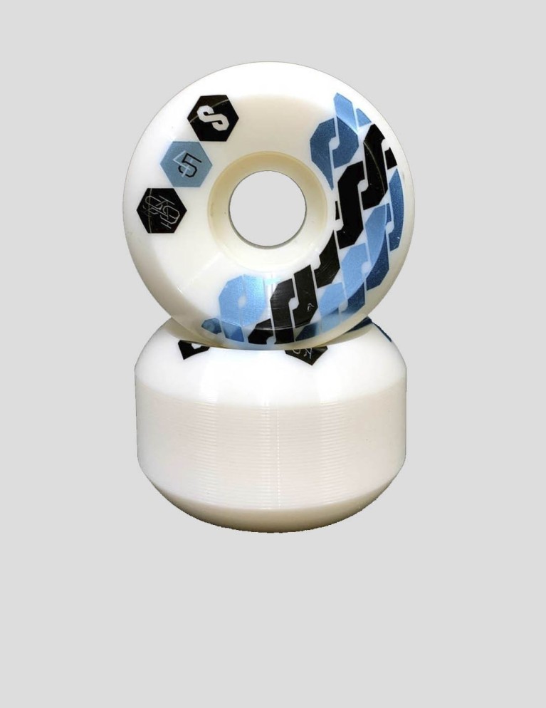 Ruedas UNIVERSAL WHEELS 54 mm metallic 99a white