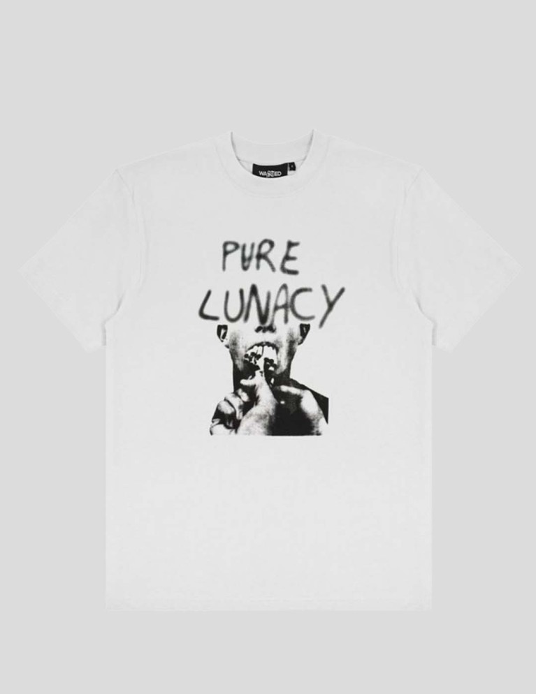 Camiseta WASTED PARIS pure lunacy tee white