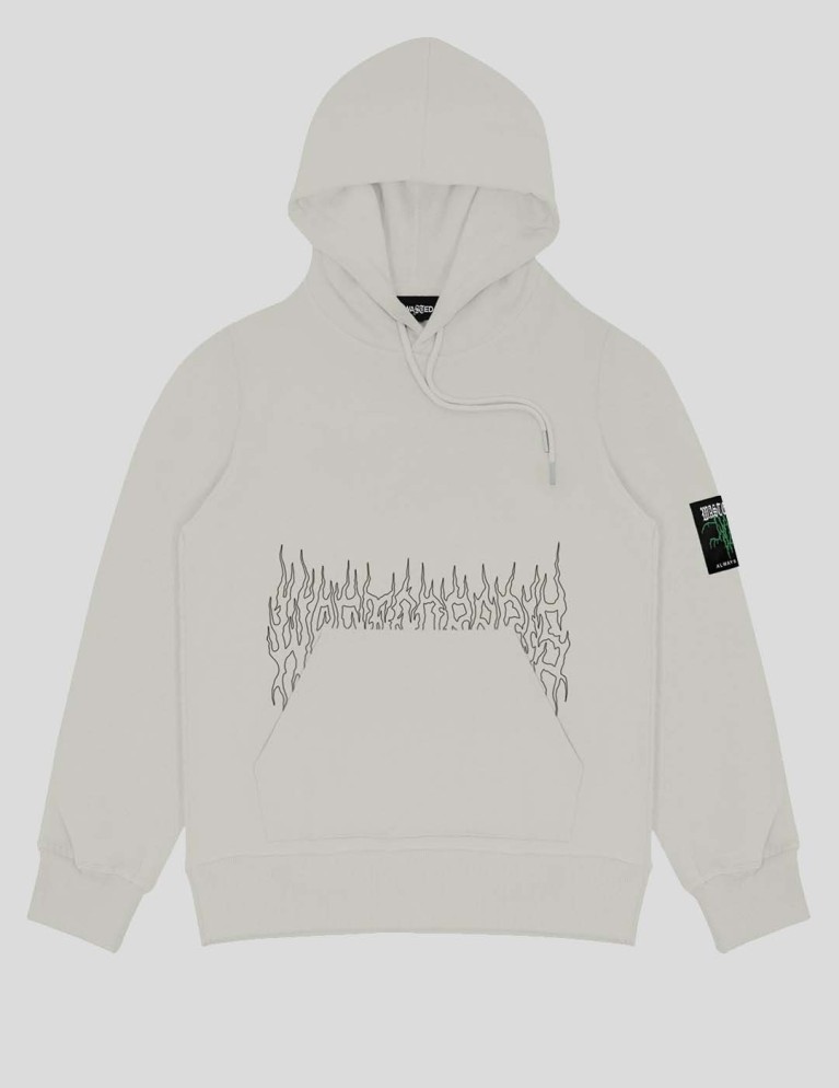 Sudadera WASTED PARIS fire cult hoodie beige