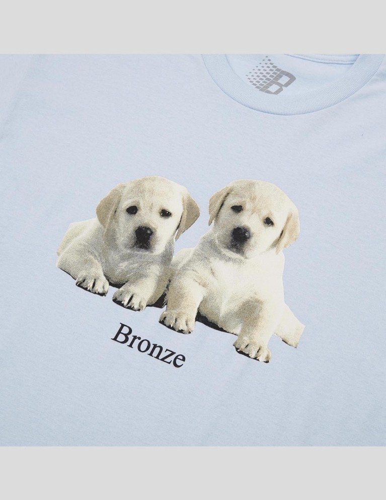 Camiseta BRONZE 56K puppies tee powder blue