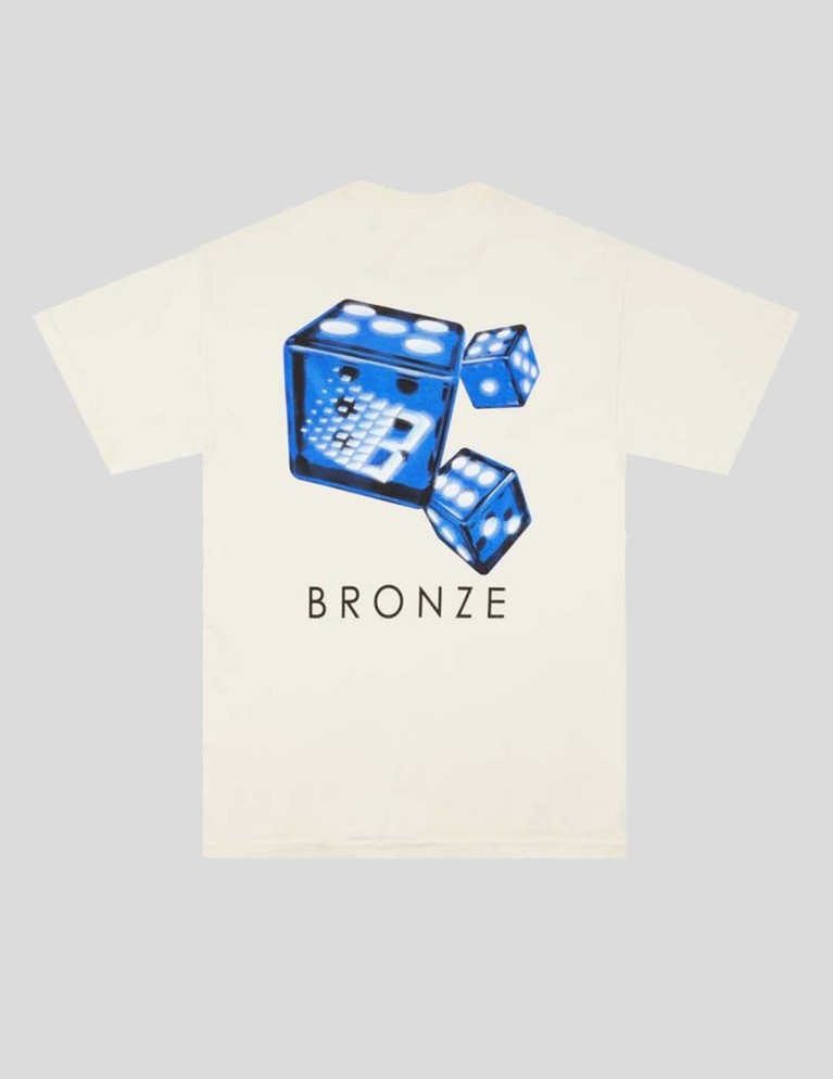 Camiseta BRONZE 56K dice tee cream