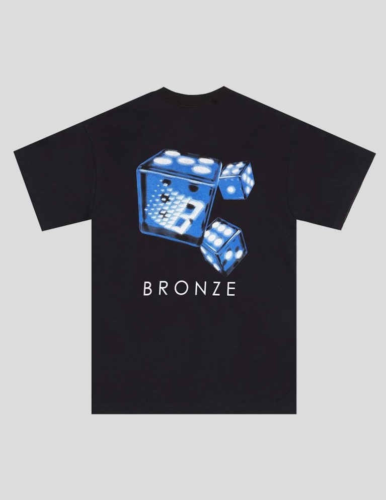 Camiseta BRONZE 56K dice tee black