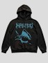 Sudadeira WASTED PARIS side pocket swell hoodie faded black