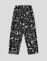 Pantalon WASTED PARIS locais allover surf pants black