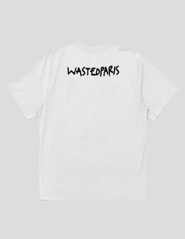 Camiseta WASTED PARIS never lose tee white