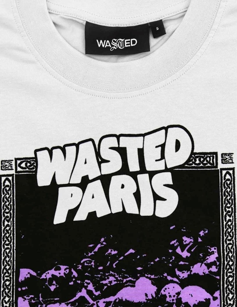 Camiseta WASTED PARIS paranoid ls tee white