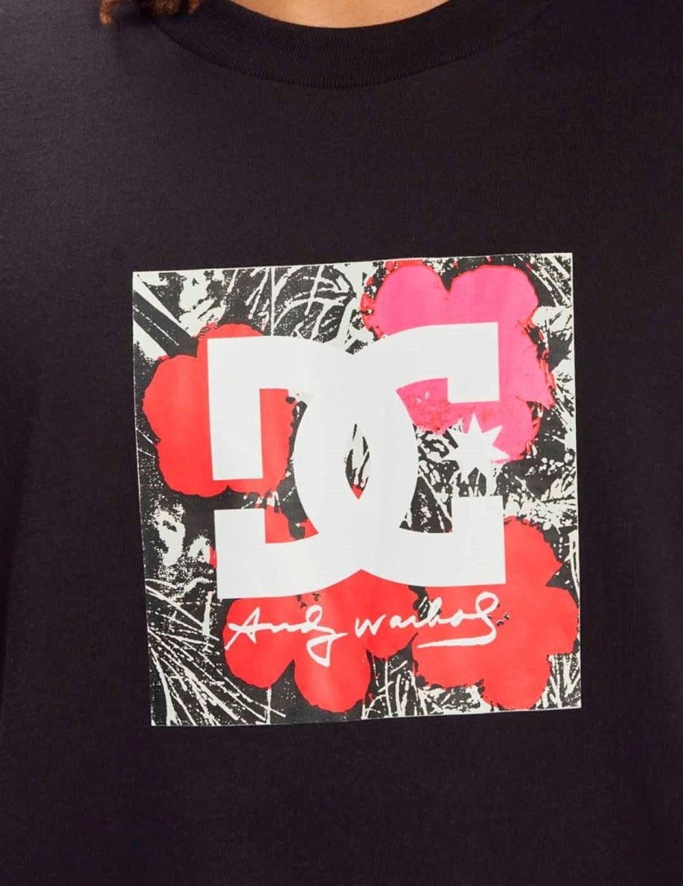 Camiseta DC x andy warhol lifedeath tee black