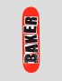 Tabla BAKER brand logo red black 8.3" red black
