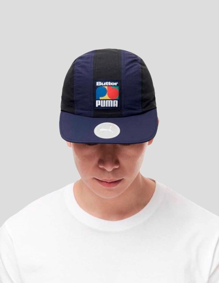 Gorra PUMA x butter goods 5 panel cap peacoat - puma black