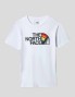 T-shirt THE NORTH FACE pride tee white
