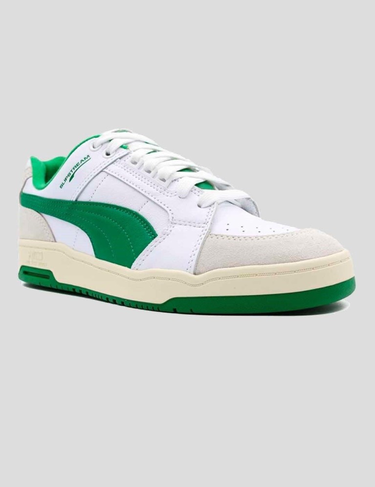 Zapatillas PUMA slipstream lo retro puma white-amazon green