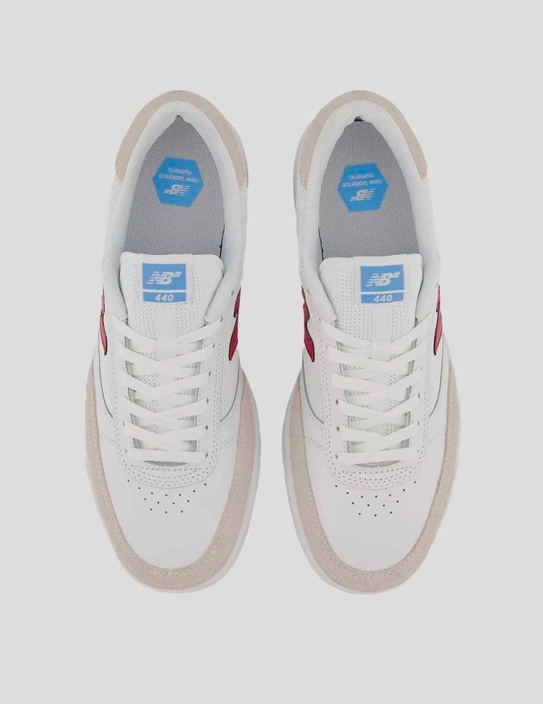 Zapatillas skate NEW BALANCE NUMERIC 440 white / red