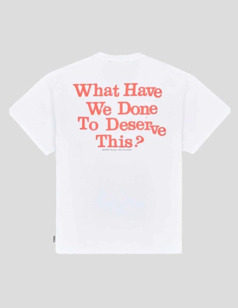 Camiseta IUTER cherry tee white