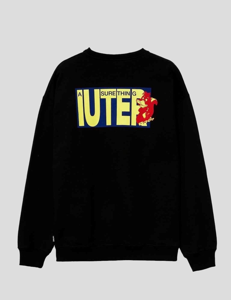 Sudadera IUTER sure thing crewneck black